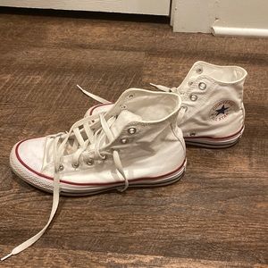 Womens white converse